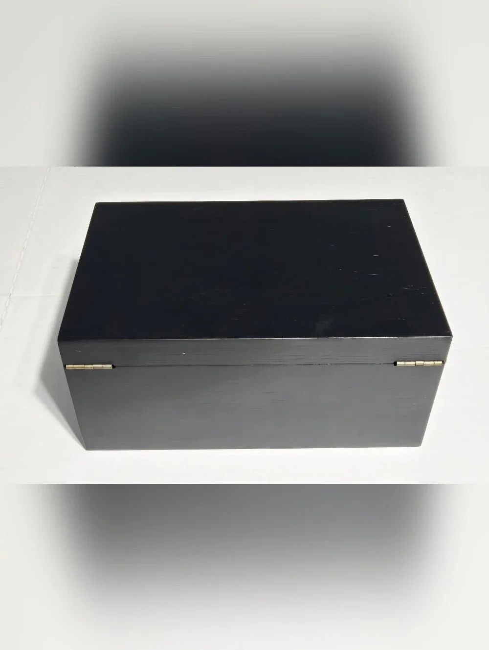 Bamboo Stash Box with Combination Lock Black Storage Organizer NEW